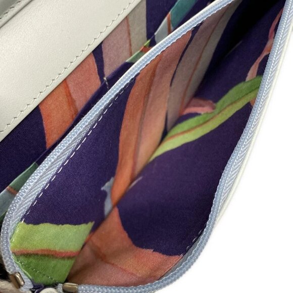 Auth CHANEL Matelasse AP0250 Light Blue White Multi Denim Other Style Wallet - Picture 5 of 14